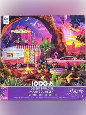 Ceaco Jeff Haynie Desert Paradise 1000-Piece Puzzle - Purple/Pink